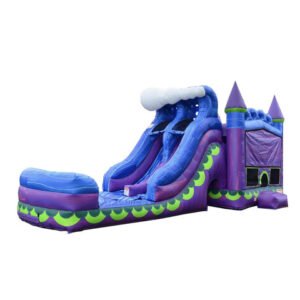 Mermaid Dual Lane 6 in 1 Waterslide Combo